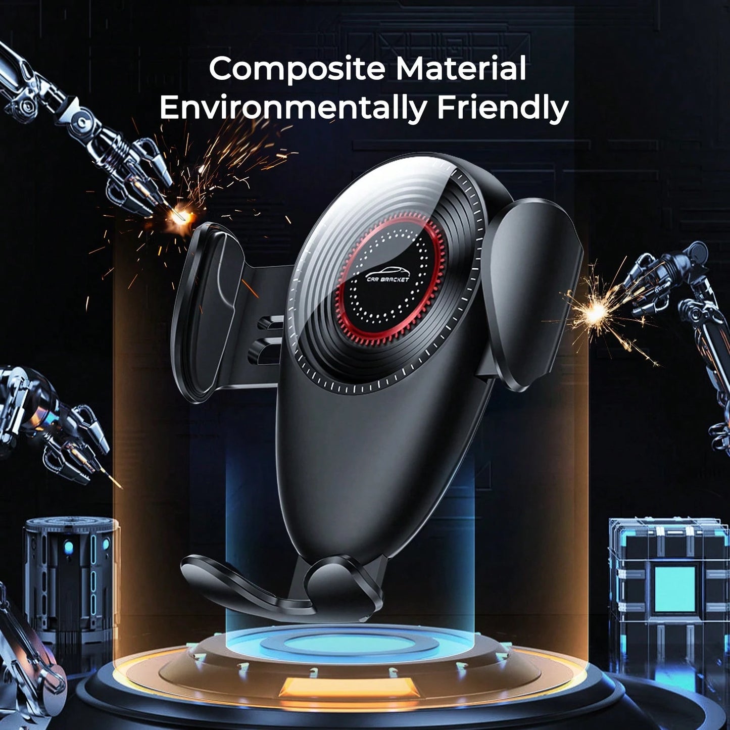 REMAX Air Vent Car Mount, Gravity‑Activated, Mechanical Locking For Stable & Anti‑Shake, One‑Hand Take & Place, Widely Compatible With 4‑7.2" Phones, Car Accessories, Car Stuff, Car Essentials