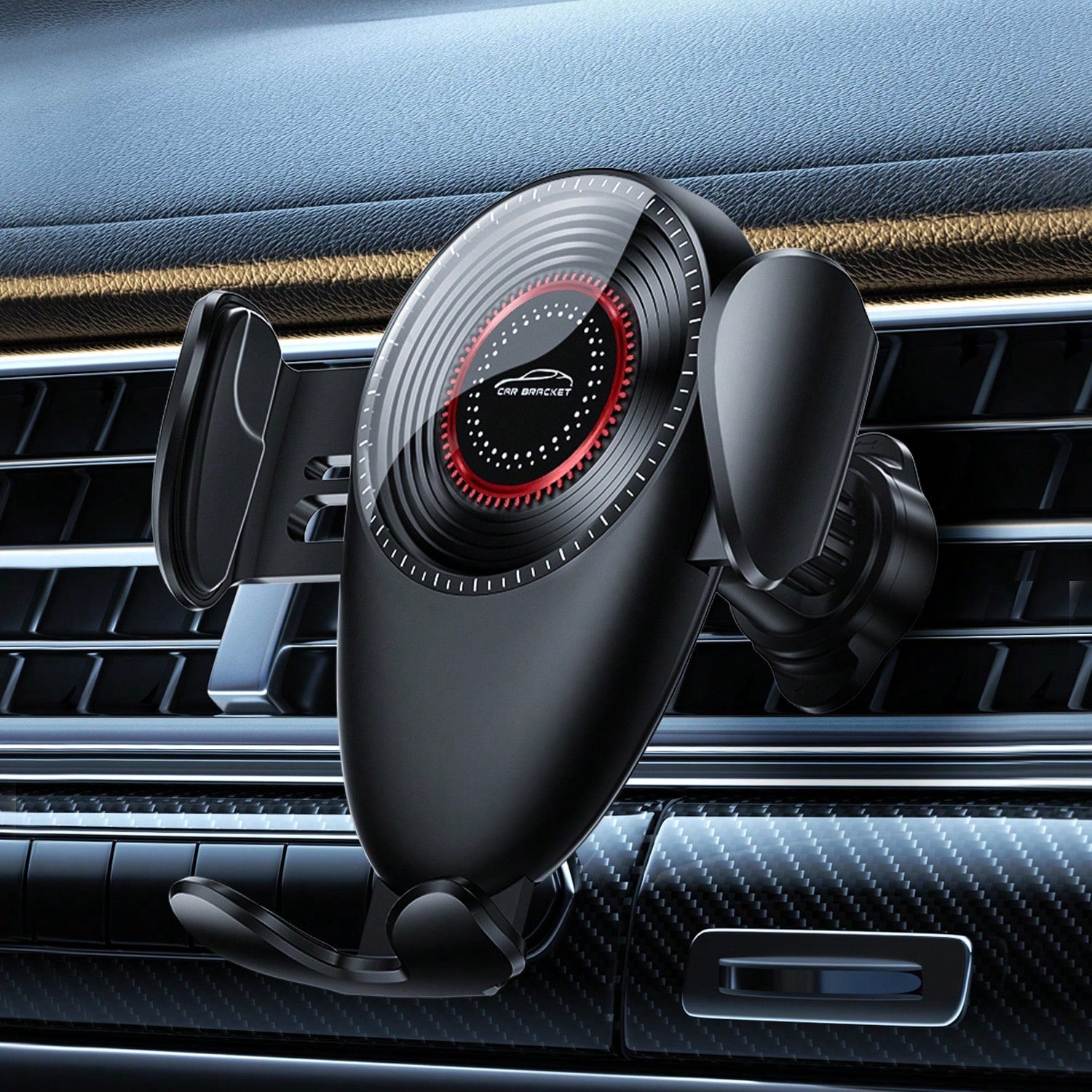 REMAX Air Vent Car Mount, Gravity‑Activated, Mechanical Locking For Stable & Anti‑Shake, One‑Hand Take & Place, Widely Compatible With 4‑7.2" Phones, Car Accessories, Car Stuff, Car Essentials