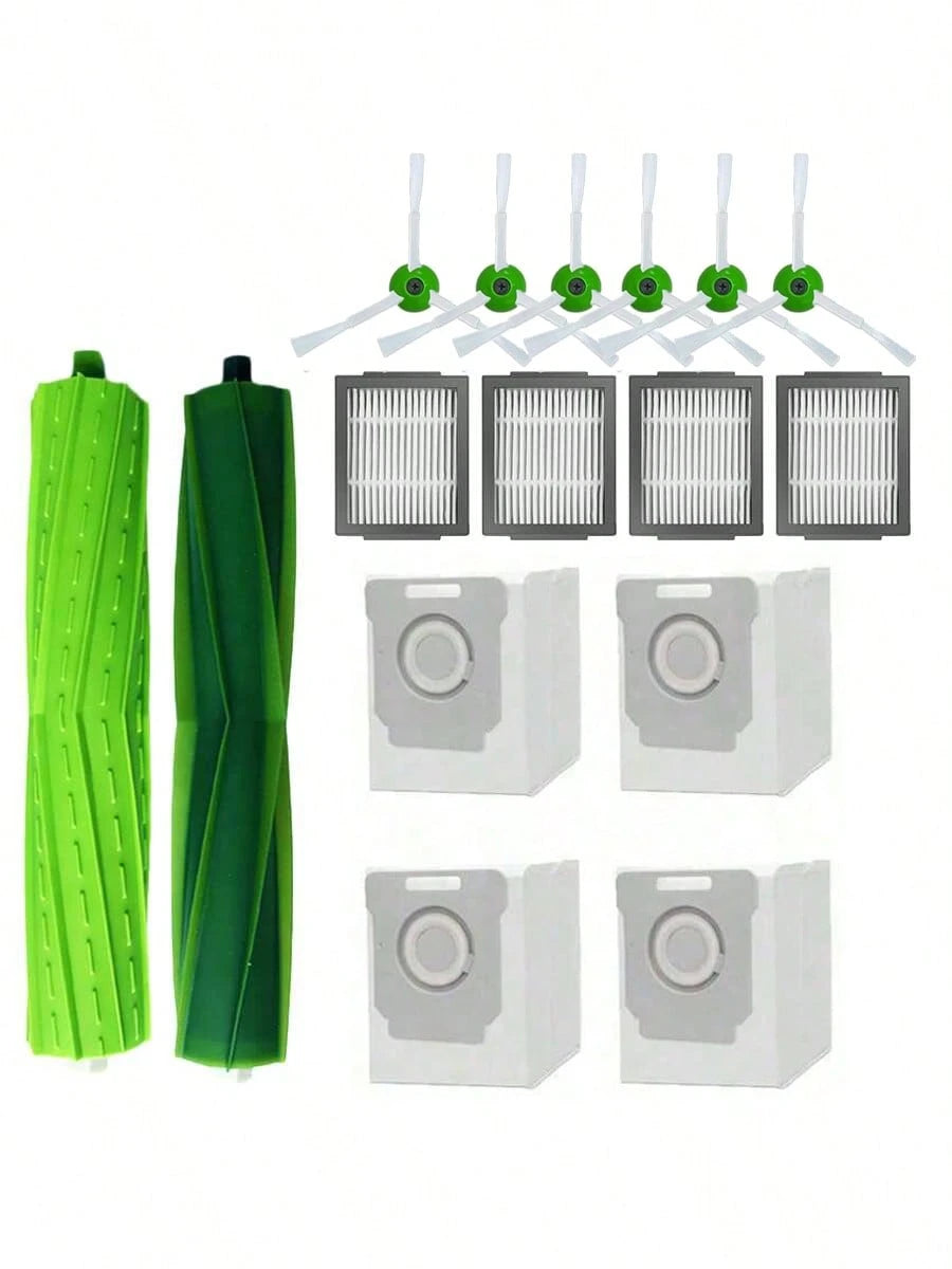 Replacement Parts For IRobot Roomba I3/I3+/I7/I7+/I4/I4+/I5/I5+/J5/J5+/J7/I2/I6/I6+/I8/I8+/Plus E5/E6/E7/I & E & J Series Vacuum Cleaner,Replacement Accessories Main Brush/Roller Brush,Side Brush,Hepa