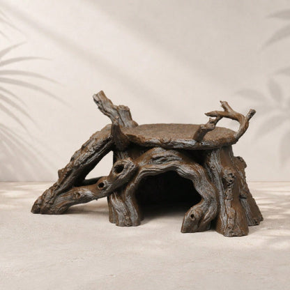 Reptile Driftwood Hideout Platform, Gecko Hideout, Aquarium Driftwood Decor, Reptile Tank Climbing Platform, Natural Habitat Decoration (Image For Reference Only, Please Refer To The Actual Product Co