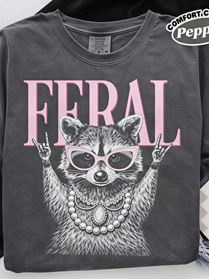Retro Racoon Shirt, Raccoon Funny Shirt, Sarcastic Raccoon, Mama Raccoon Tee, Mothers Day Gift, Raccoon Boujee Shirt