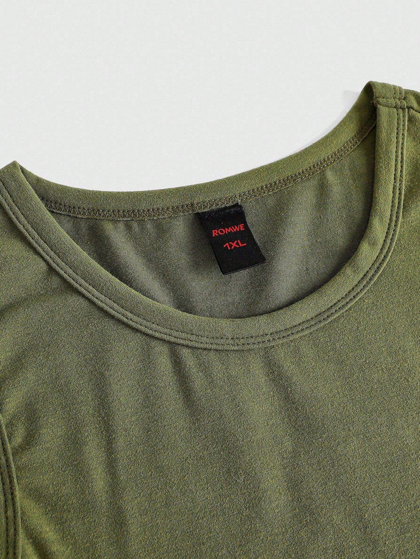 ROMWE Fairycore Spring/Summer Casual Graphic Plus Size Hippie Sun Cute Vacation Elastic Ruched Green Tank Top Suitable For Going Out,Back To School