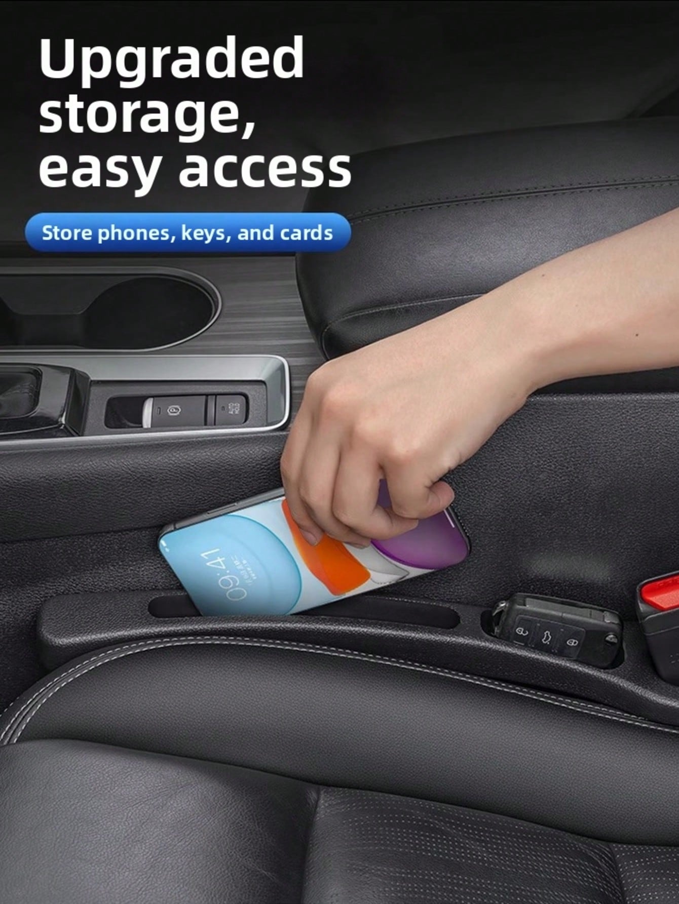 Seat Belt Adjustment Clip, Car Seat Belt Limiter, Suitable For Pregnant Women And Children, Prevents Seat Belt From Rubbing Against Neck And Abdomen