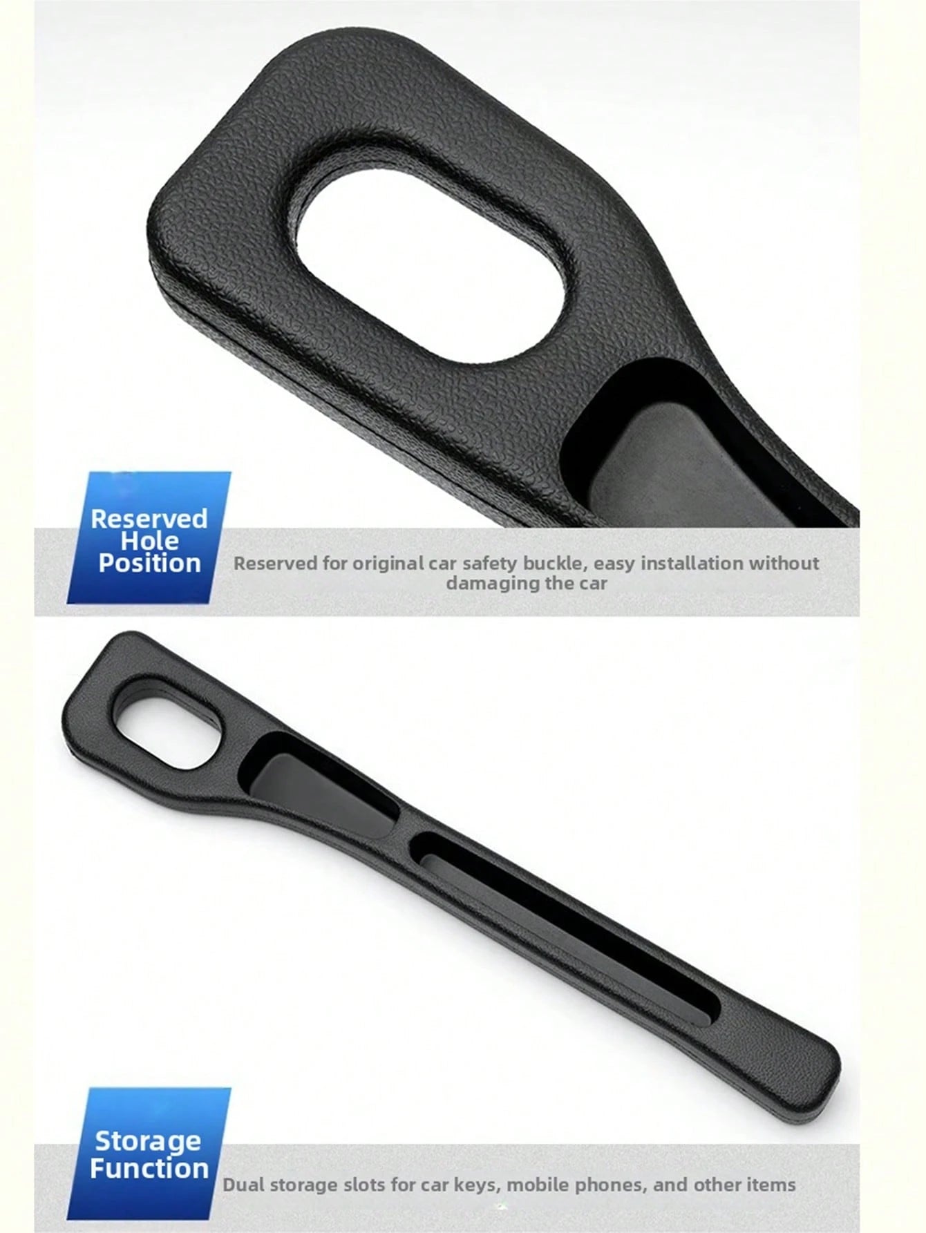 Seat Belt Adjustment Clip, Car Seat Belt Limiter, Suitable For Pregnant Women And Children, Prevents Seat Belt From Rubbing Against Neck And Abdomen