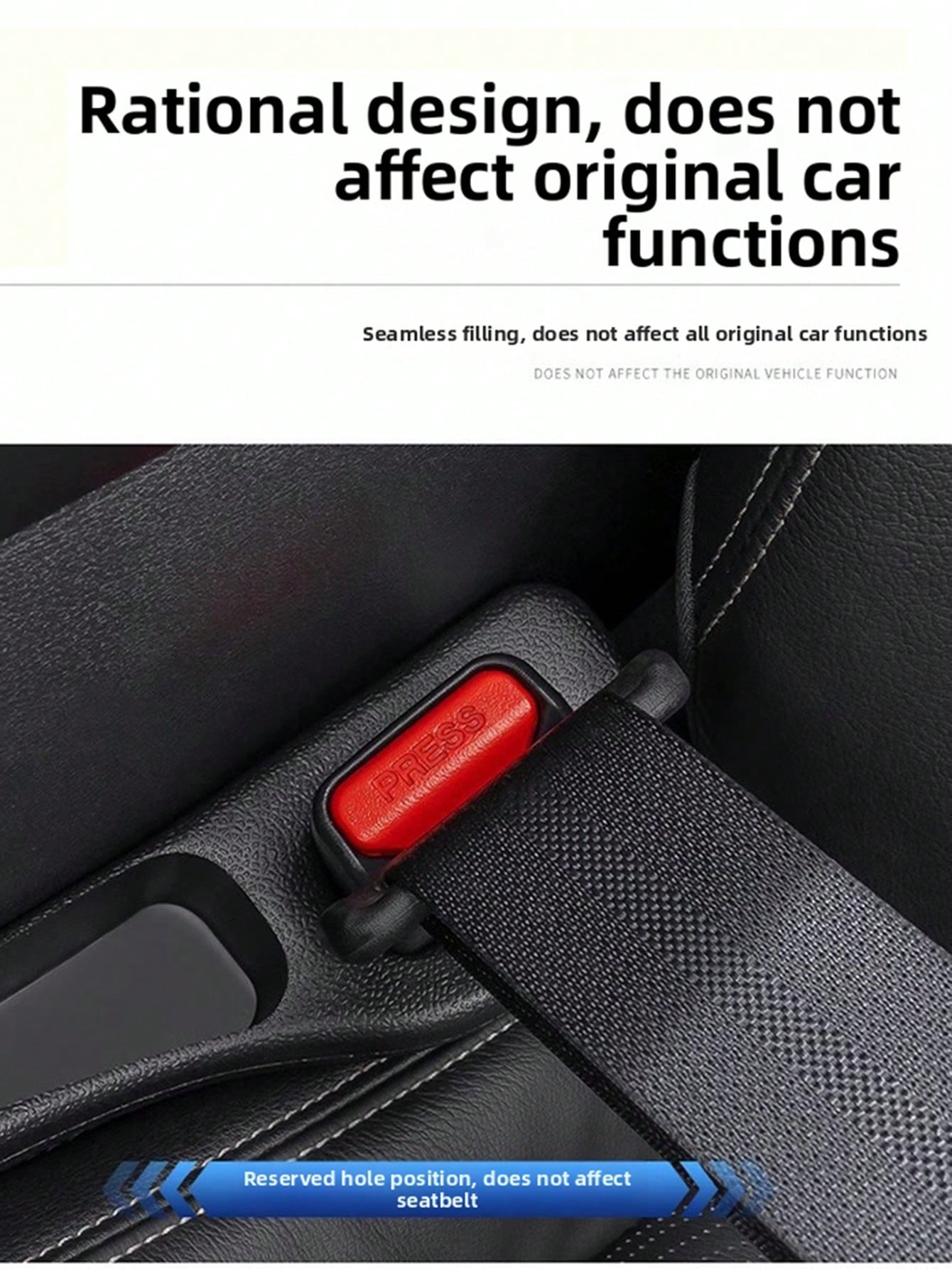 Seat Belt Adjustment Clip, Car Seat Belt Limiter, Suitable For Pregnant Women And Children, Prevents Seat Belt From Rubbing Against Neck And Abdomen