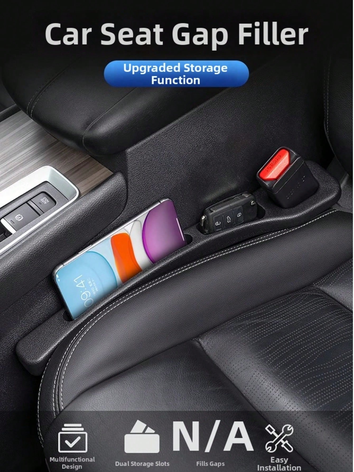 Seat Belt Adjustment Clip, Car Seat Belt Limiter, Suitable For Pregnant Women And Children, Prevents Seat Belt From Rubbing Against Neck And Abdomen
