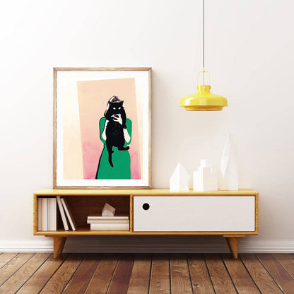 SEEK Vibrant Giclée Art Print by Renée Staeck