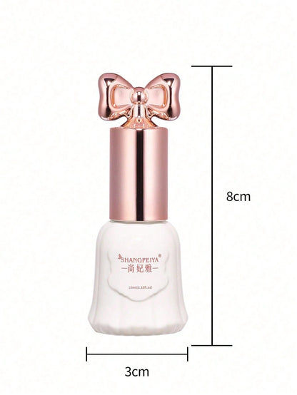 SHANGFEIYA 10ml Dreamy Shell Gel Polish Sparkly Transparent Flakes Soak Off UV Glitter Gel Bowknot Bottle For Daily Nail Decoration