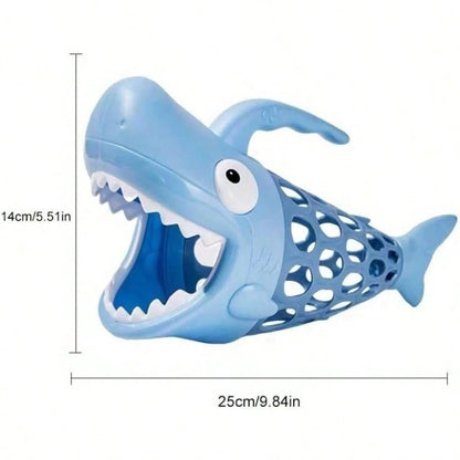 Shark Grabber Bath Toys For Toddlers- Bathtub & Pool Fishing Game With 1 Shark & 6 Colorful Fish| Educational Water Toy For Kids Ages 2+