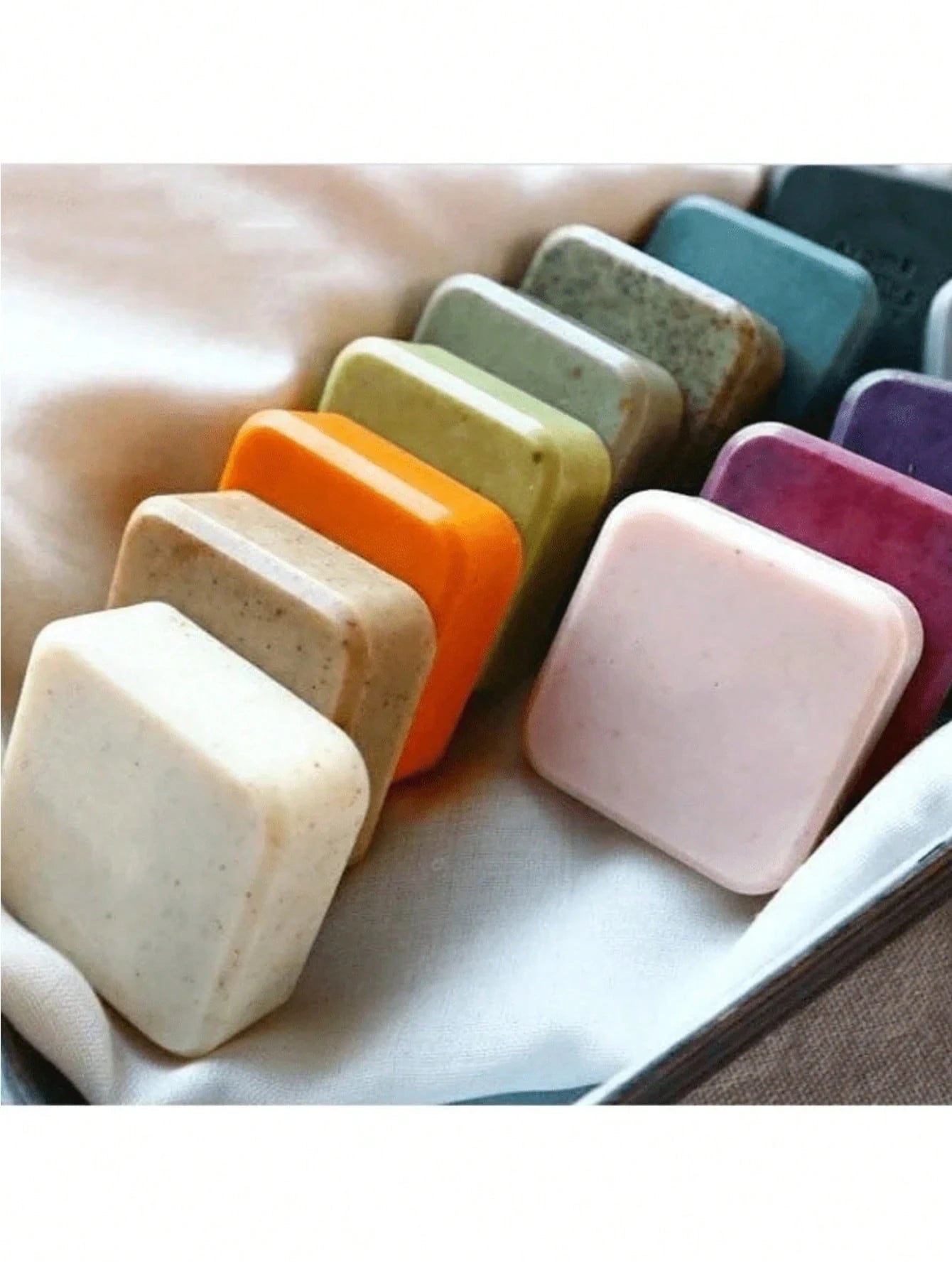 SikeSike 1pc Square Cornered Rectangular Silicone Soap Mold- 9 Cavities- Square Silicone Mold, Plaster Mold, Silicone Mold