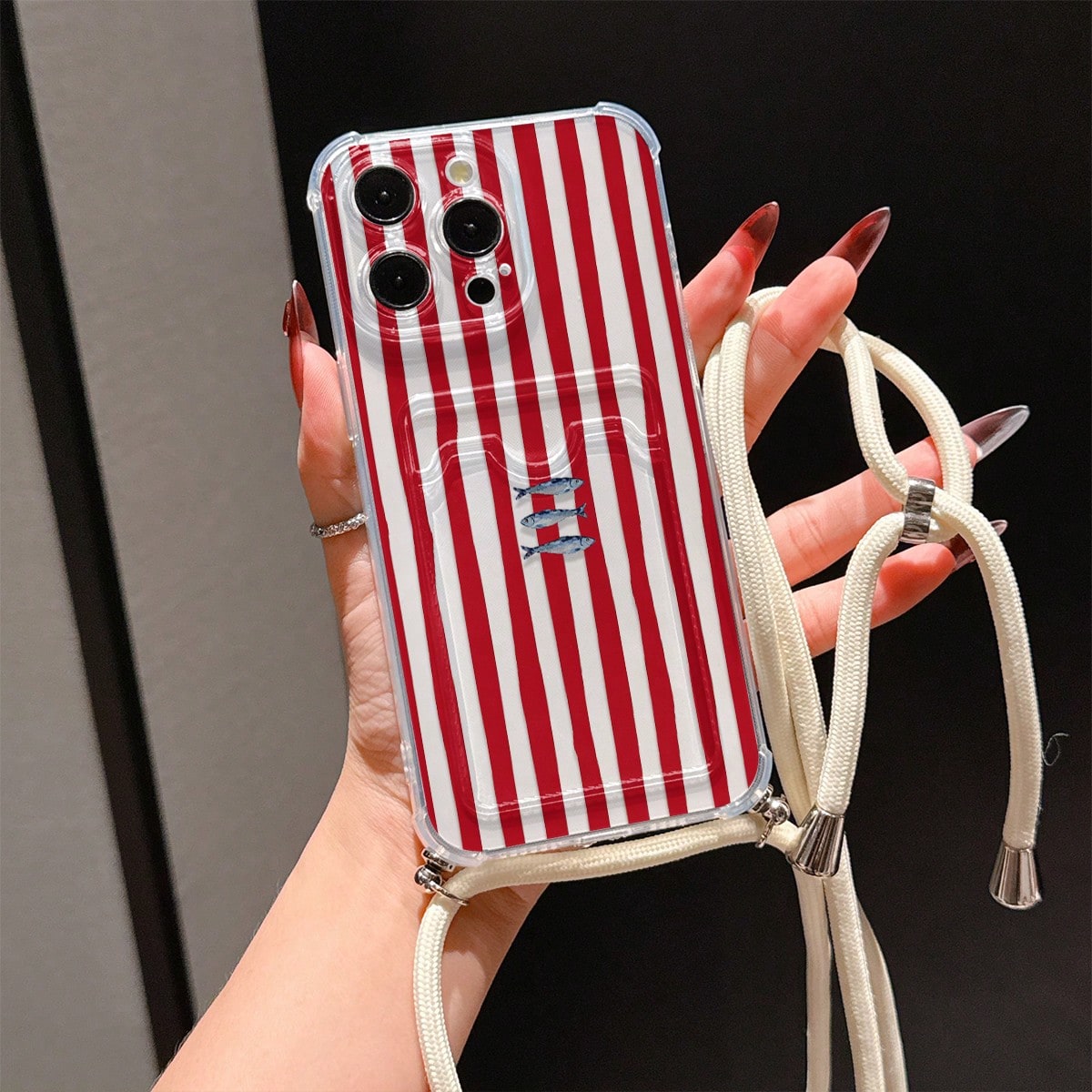Silicone Wallet Card Pocket Transparent Card Slot Phone Case, Compatible With Iphone, Galaxy, Honor, And Other Models, Transparent Wallet-Style Silicone Back Cover, Shock-Proof, Waterproof, Anti-Fall