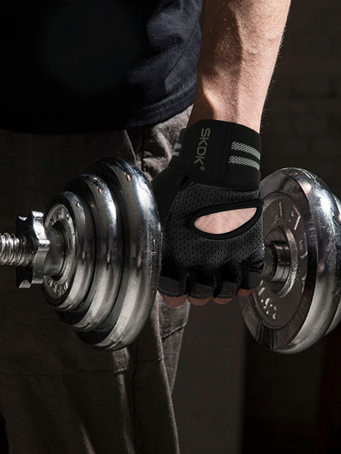 SKDK Workout Gloves For Men And Women, Weight Lifting Gloves With Excellent Grip, Lightweight Gym Gloves For Weightlifting, Cycling, Exercise, Training, Pull Ups, Fitness, Climbing And Rowing