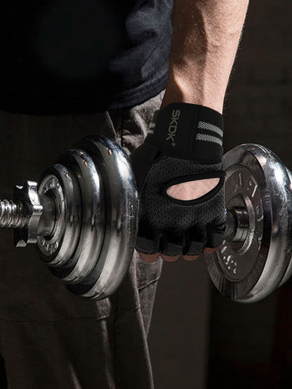 SKDK Workout Gloves For Men And Women, Weight Lifting Gloves With Excellent Grip, Lightweight Gym Gloves For Weightlifting, Cycling, Exercise, Training, Pull Ups, Fitness, Climbing And Rowing
