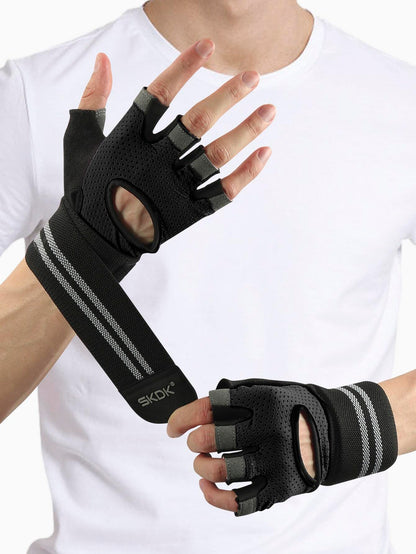 SKDK Workout Gloves For Men And Women, Weight Lifting Gloves With Excellent Grip, Lightweight Gym Gloves For Weightlifting, Cycling, Exercise, Training, Pull Ups, Fitness, Climbing And Rowing