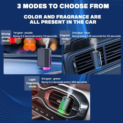 Smart Car Air Freshener Diffuser Car Vent Perfume Aroma With 30ml Essential Oil