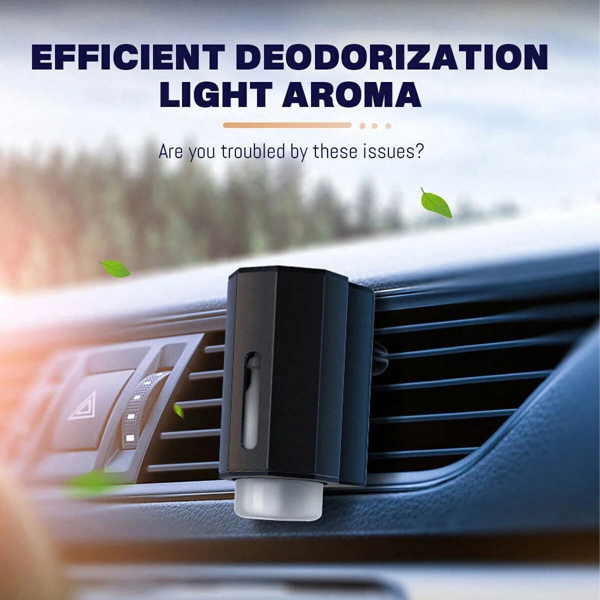 Smart Car Air Freshener Diffuser Car Vent Perfume Aroma With 30ml Essential Oil