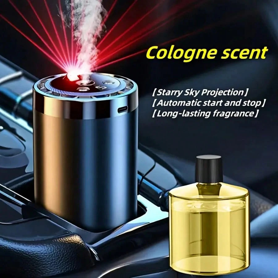 Smart Car Air Fresheners/Essential Oil Car Aromatherapy Diffuser- Portable, Intelligent Self-Spraying Atomizer With Lasting Light Fragrance, Comfortable& Soothing-Specifically Designed For Vehicles T