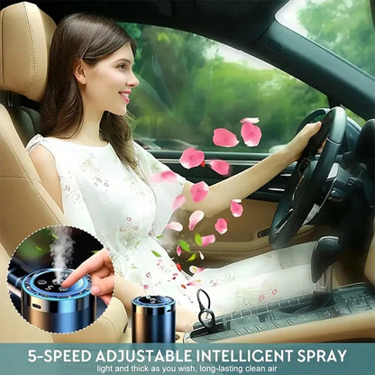 Smart Car Air Fresheners/Essential Oil Car Aromatherapy Diffuser- Portable, Intelligent Self-Spraying Atomizer With Lasting Light Fragrance, Comfortable& Soothing-Specifically Designed For Vehicles T