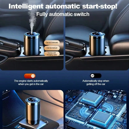 Smart Car Air Fresheners/Essential Oil Car Aromatherapy Diffuser- Portable, Intelligent Self-Spraying Atomizer With Lasting Light Fragrance, Comfortable& Soothing-Specifically Designed For Vehicles T