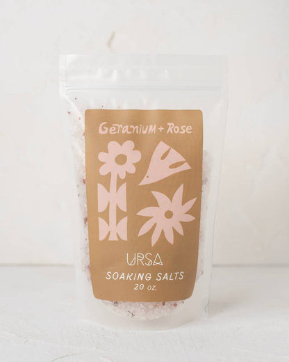 Soaking Salts - Geranium and Rose