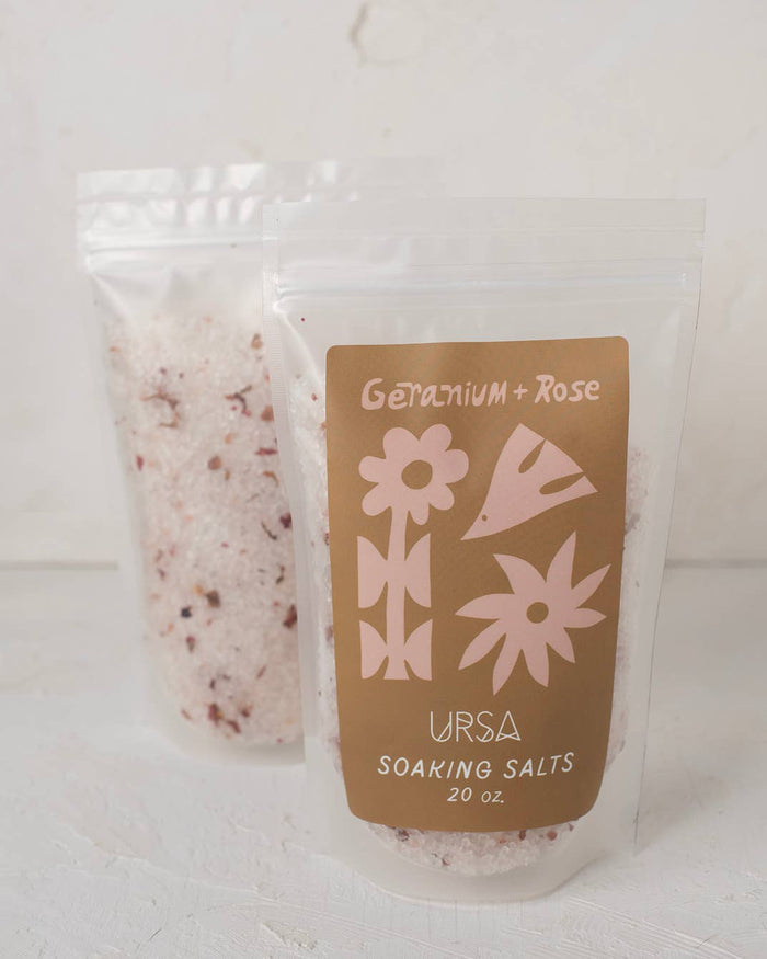 Soaking Salts - Geranium and Rose