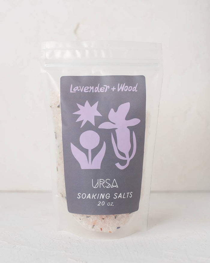 Soaking Salts - Lavender and Wood