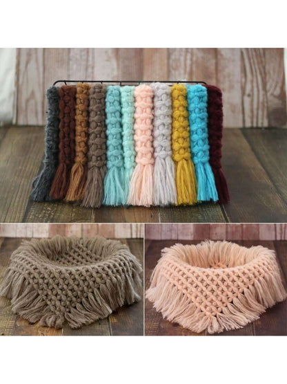 Soft Baby Photography Blanket, Suitable For Baskets, Newborn Photography Props Filler, Posing Prop, Background Blanket, Baby Shower Party Home Decor Gift, Easter Gift For Baby Shower, Suitable For Bab