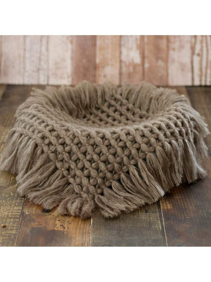 Soft Baby Photography Blanket, Suitable For Baskets, Newborn Photography Props Filler, Posing Prop, Background Blanket, Baby Shower Party Home Decor Gift, Easter Gift For Baby Shower, Suitable For Bab