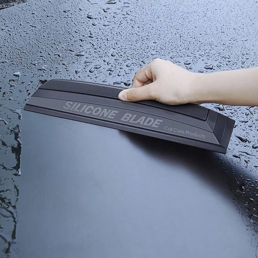 Soft Silicone Car Window Wiper Blade| Scratch-Free Water Stain Remover With Streak-Free Shine, Multi-Surface Cleaner For Cars, Shower Doors, Mirrors & Home Use, Windshield Cleaner, Mirror Cleaning To