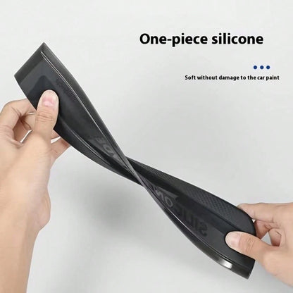 Soft Silicone Car Window Wiper Blade| Scratch-Free Water Stain Remover With Streak-Free Shine, Multi-Surface Cleaner For Cars, Shower Doors, Mirrors & Home Use, Windshield Cleaner, Mirror Cleaning To