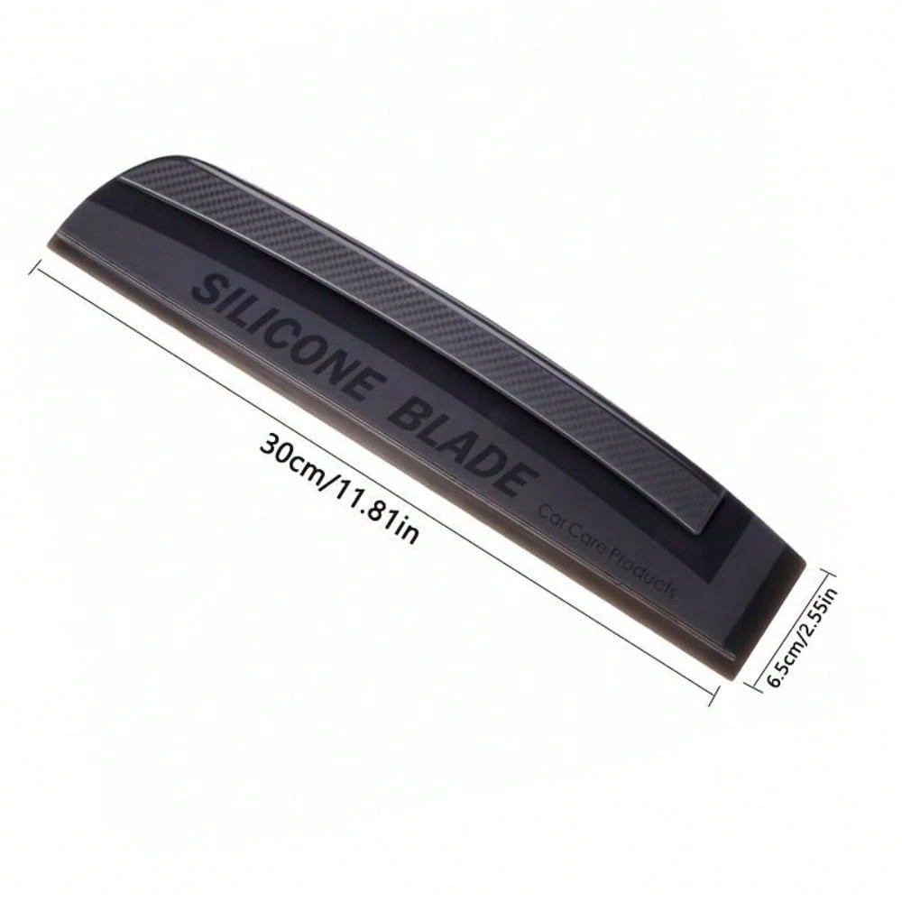 Soft Silicone Car Window Wiper Blade| Scratch-Free Water Stain Remover With Streak-Free Shine, Multi-Surface Cleaner For Cars, Shower Doors, Mirrors & Home Use, Windshield Cleaner, Mirror Cleaning To