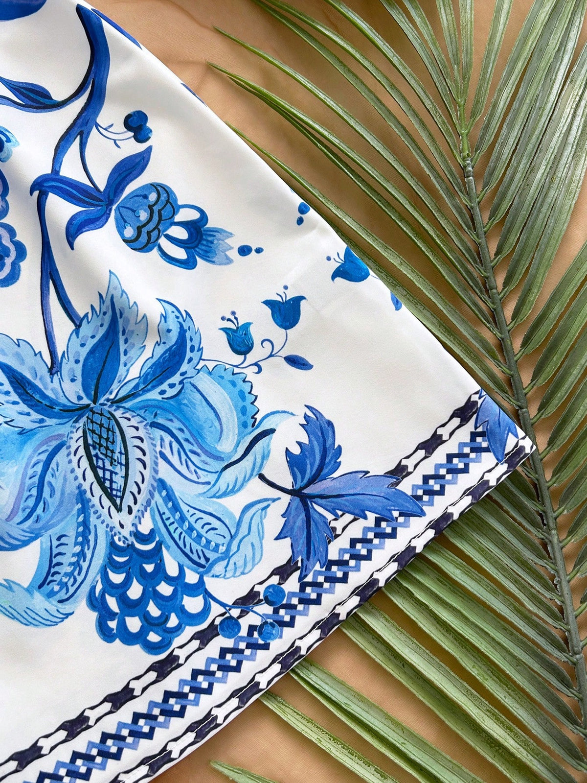 Soleia White And Blue Floral Summer Boho Holiday Vacation Holiday Beach Wedding Guest Dress,Tropical Print Mini Dress For Women,St. Patrick's Day Easter