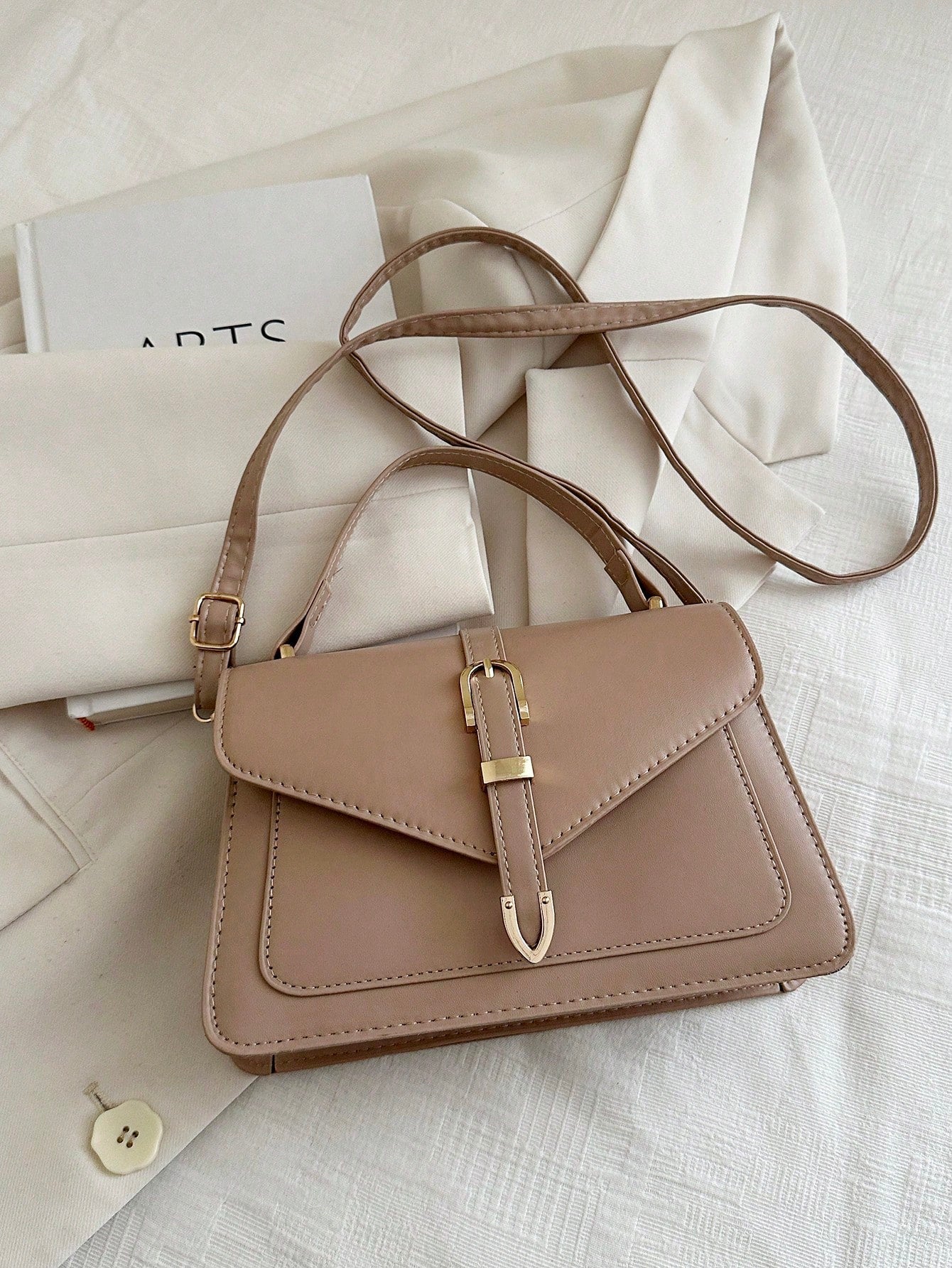 Solid Color, Student, Street, Casual, Minimalist Fashion Handbag