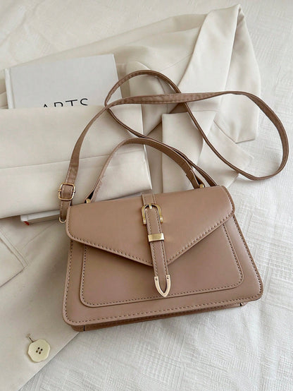 Solid Color, Student, Street, Casual, Minimalist Fashion Handbag