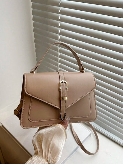 Solid Color, Student, Street, Casual, Minimalist Fashion Handbag