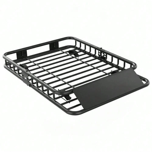 Soonbuy 46" X 36" Universal Roof Rack Cargo Basket, 200 LBS Heavy Duty Steel Rooftop Luggage Carrier For SUV Truck
