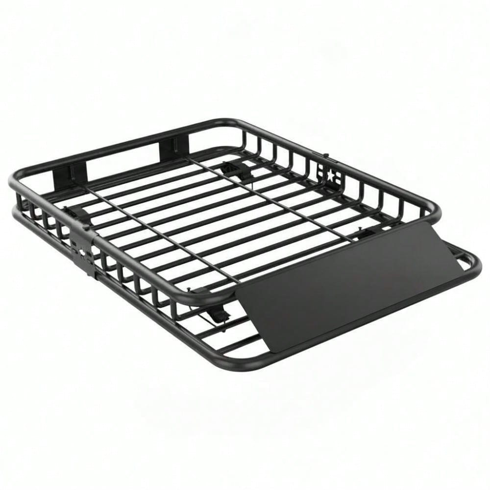 Soonbuy 46" X 36" Universal Roof Rack Cargo Basket, 200 LBS Heavy Duty Steel Rooftop Luggage Carrier For SUV Truck