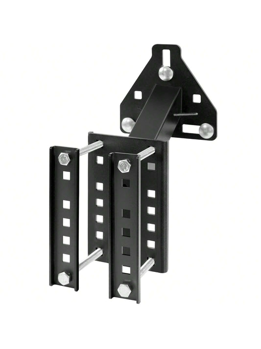 Spare Tire Carrier, Trailer Spare Tire Mount, U-Bolt Zinc Plated Spare Tire Mount Bracket Side Mount With Lock,160 Lbs Capacity, Utility Trailer Accessories Fits Most 4 & 5 & 6 & 8 Lugs Wheels On 4"