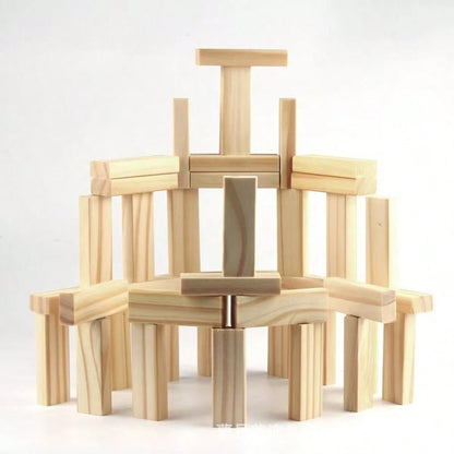 Stacking Jenga Board Game- Balance Tower Party Game, Domino Blocks, Classic Wooden Blocks, Tumbling Tower Blocks, Perfect For Party And Gathering Multiplayer Game, Exciting Game Night