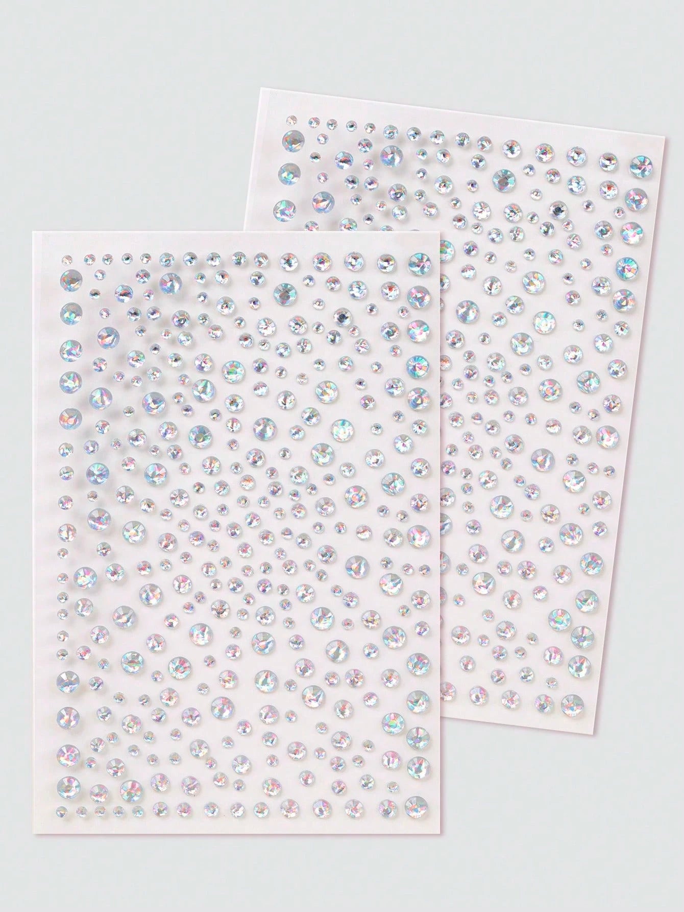 STARTTOOS 2pcs 3d Simulation Multicolor Rhinestone Sticker For Diy Music Festival, Y2k Party Face & Eye Makeup Decoration,Concert Look,Face Gems