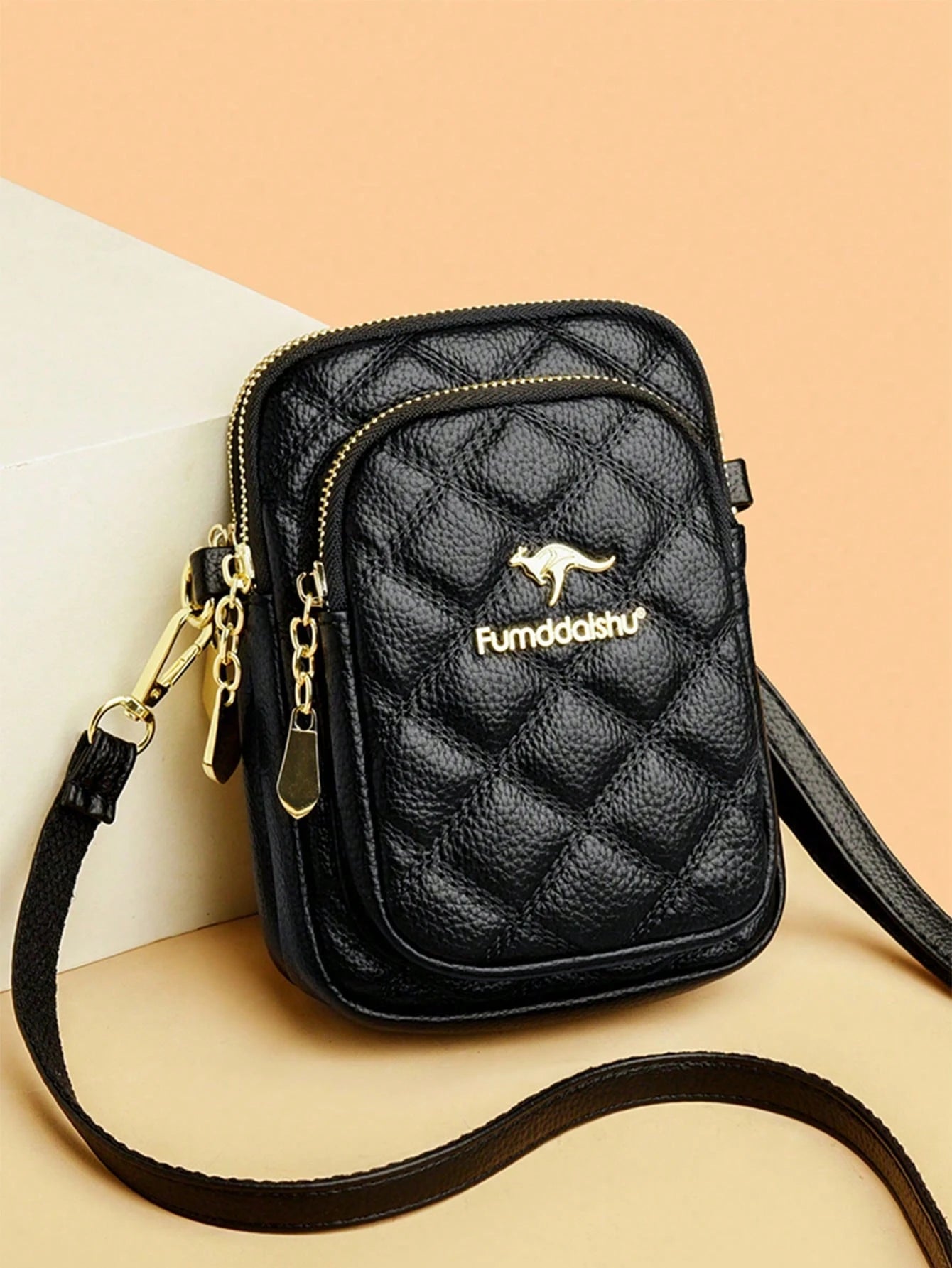 Stylish Small Shoulder Bag, Simple Multifunctional Zipper Crossbody Bag, Women Outdoor Phone Pouch