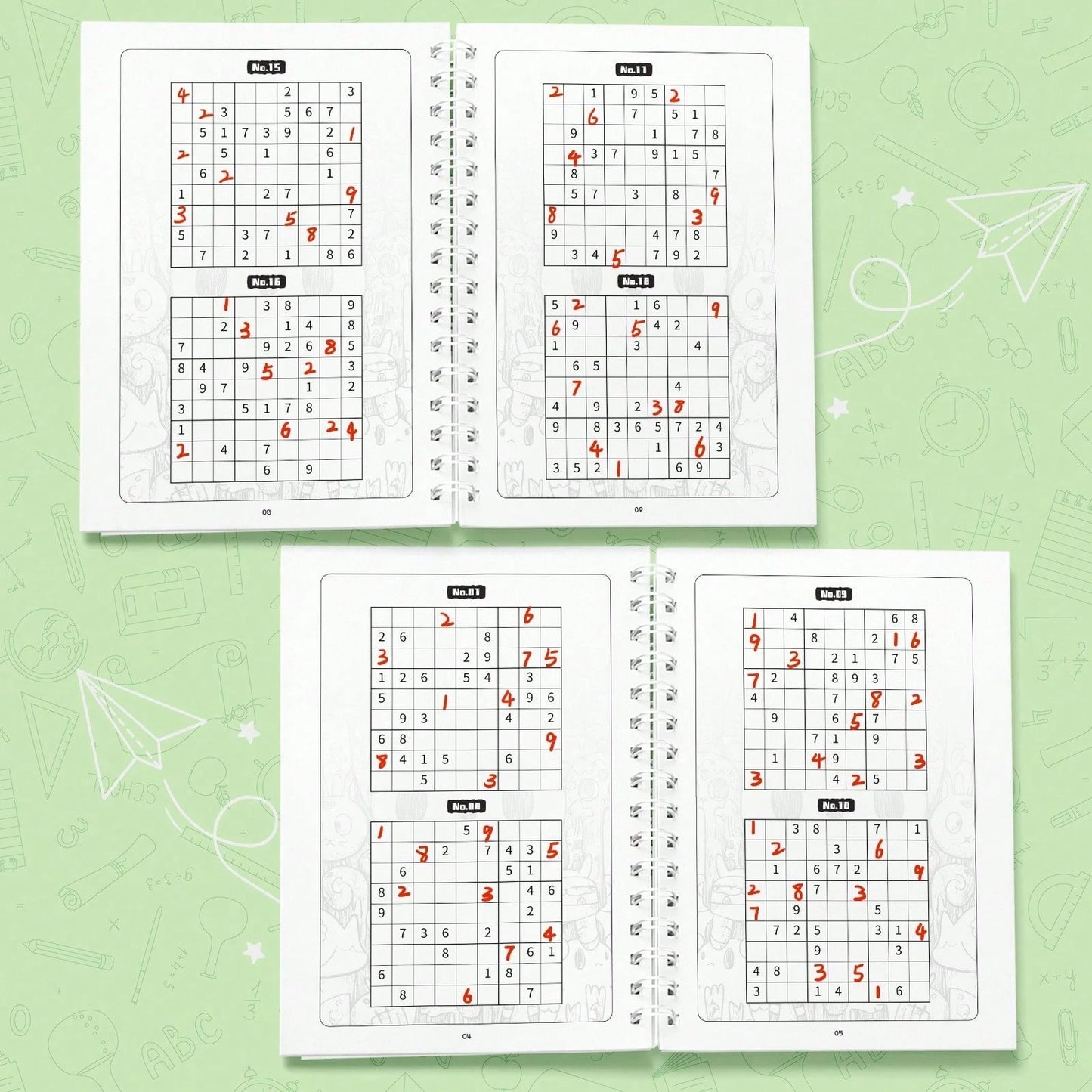 Sudoku Buddy Puzzle Workbook- Classroom And Playground Number Games To Help Kids Stay Focused, Think Clearly, And Enjoy Relaxing Screen-Free Brain Play