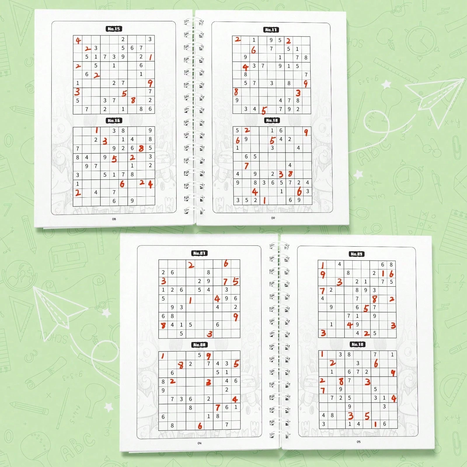 Sudoku Buddy Puzzle Workbook- Classroom And Playground Number Games To Help Kids Stay Focused, Think Clearly, And Enjoy Relaxing Screen-Free Brain Play