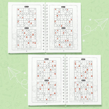 Sudoku Buddy Puzzle Workbook- Classroom And Playground Number Games To Help Kids Stay Focused, Think Clearly, And Enjoy Relaxing Screen-Free Brain Play