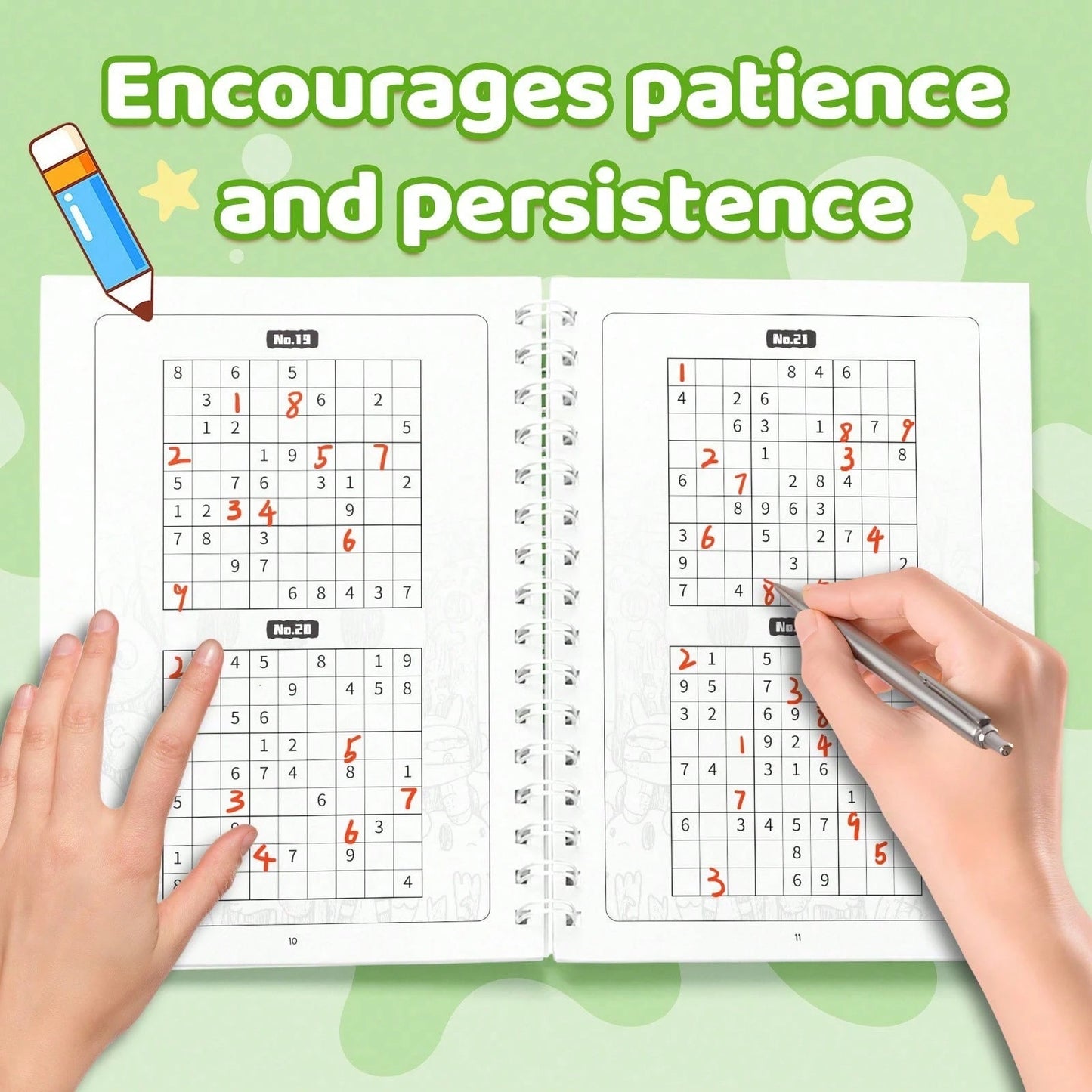 Sudoku Buddy Puzzle Workbook- Classroom And Playground Number Games To Help Kids Stay Focused, Think Clearly, And Enjoy Relaxing Screen-Free Brain Play