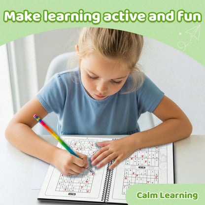 Sudoku Buddy Puzzle Workbook- Classroom And Playground Number Games To Help Kids Stay Focused, Think Clearly, And Enjoy Relaxing Screen-Free Brain Play