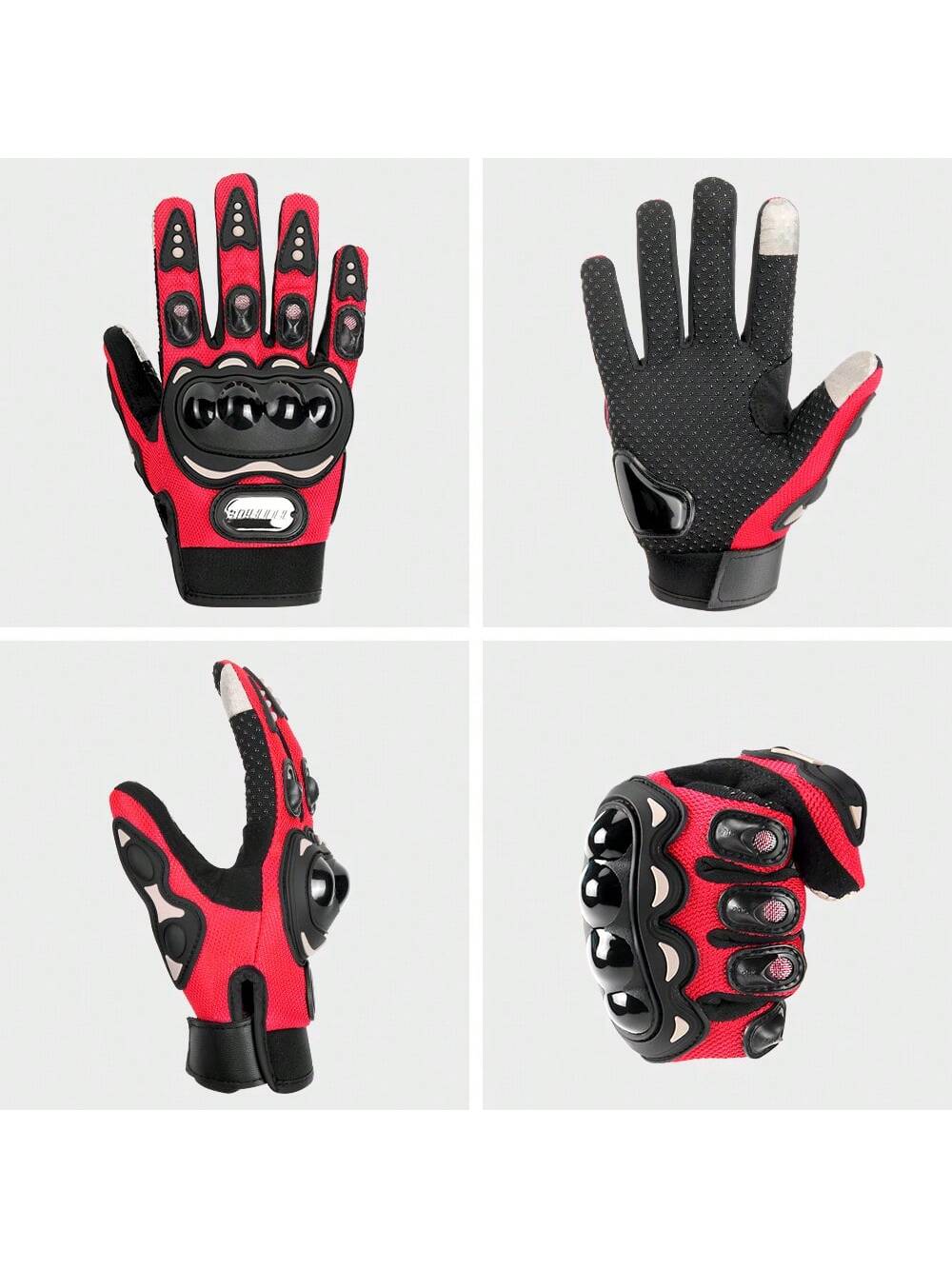Summer Breathable Motorcycle Gloves, Full Finger Motorcycle Gloves, Touchscreen Riding Motorcycle Protective Anti-Fall Racing Motorcycle Waterproof Gloves, Motorcycle Accessories, Riding Gift
