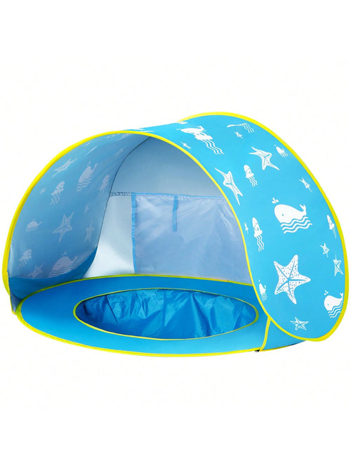 Summer Pop-Up Beach Tent For Toddlers Kids Boys Girls- Portable Pool Tent With UV Protection, Sun Shade, And Carry Bag, Back To School