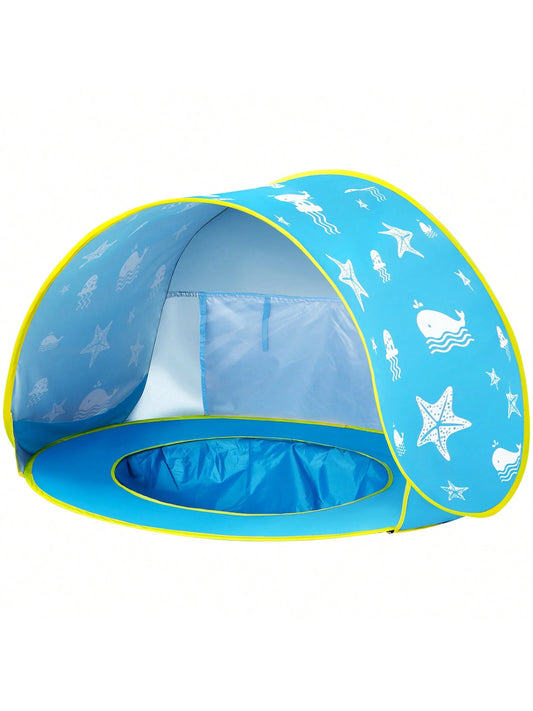 Summer Pop-Up Beach Tent For Toddlers Kids Boys Girls- Portable Pool Tent With UV Protection, Sun Shade, And Carry Bag, Back To School