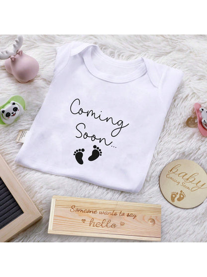 Surprise Pregnancy Announcements For Dad Pregnancy Test Keepsake Box Wooden Baby Announcement Baby Bodysuit Pregnancy Reveal Baby Gift Sets